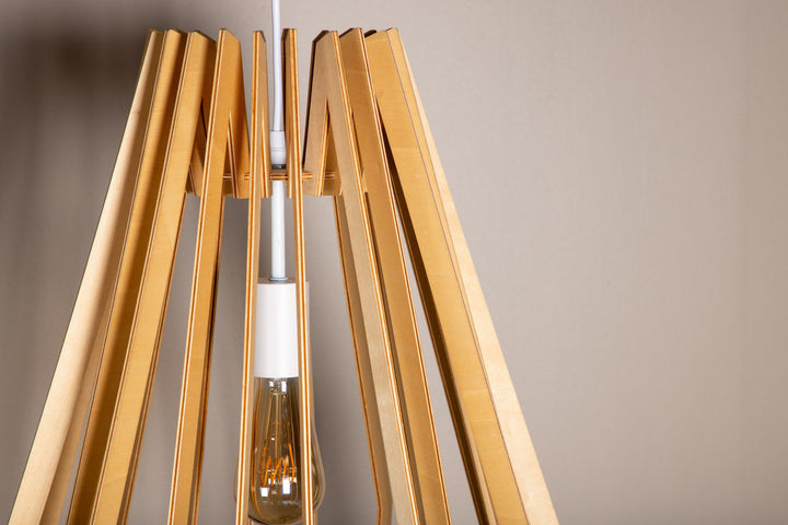 Venture Home Spider -Pendant - /Nature Wood