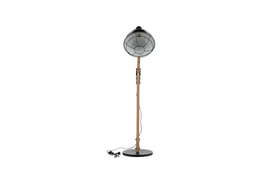 Venture Home Kick -Floor Lamp - Wood/Black