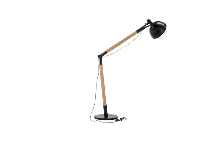 Venture Home Kick -Floor Lamp - Wood/Black