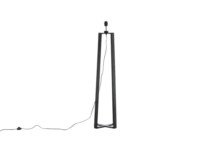 Venture Home Avspark -Floor Lamp - Blk Leg/Smokey Glass/Add Blk Smoked Glass ball on top