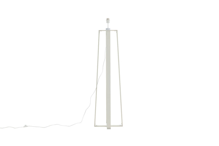 Venture Home Avspark -Floor Lamp - Blk Leg / White Glass/Add hote Glass ball on top