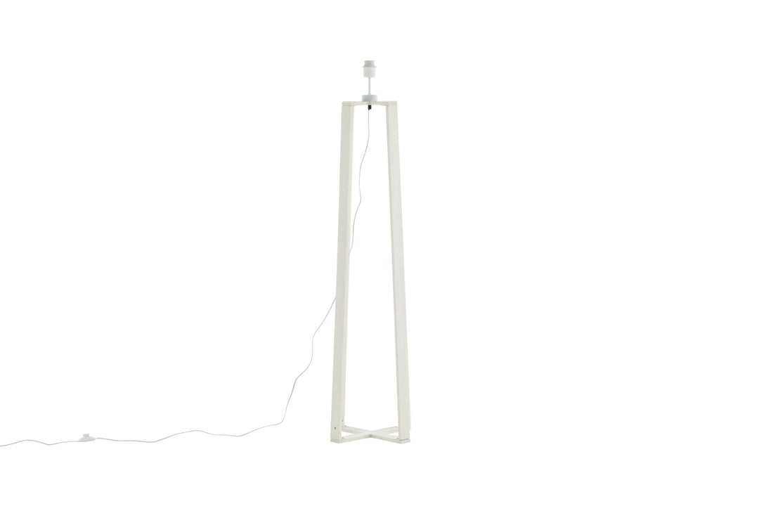 Venture Home Avspark -Floor Lamp - Blk Leg / White Glass/Add hote Glass ball on top