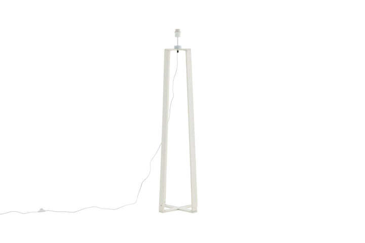 Venture Home Avspark -Floor Lamp - Blk Leg / White Glass/Add hote Glass ball on top