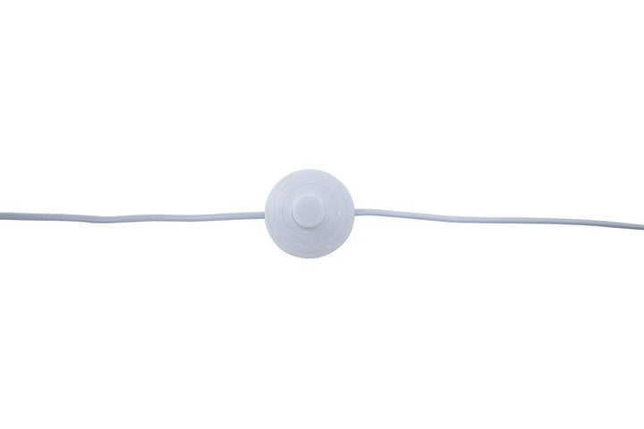 Venture Home Avspark -Floor Lamp - Blk Leg / White Glass/Add hote Glass ball on top