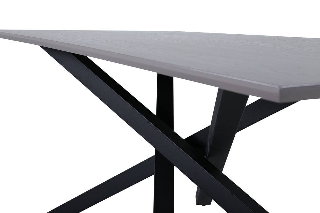 Venture Home Piazza Dining Table - Black / Grey Veneer