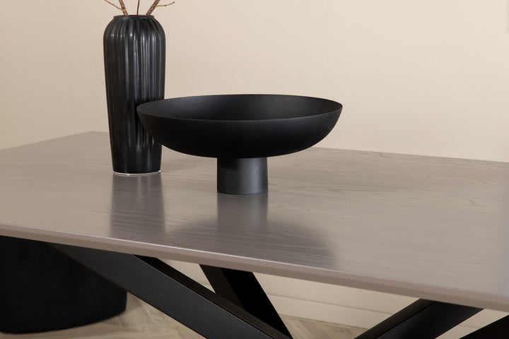 Venture Home Piazza Dining Table - Black / Grey Veneer