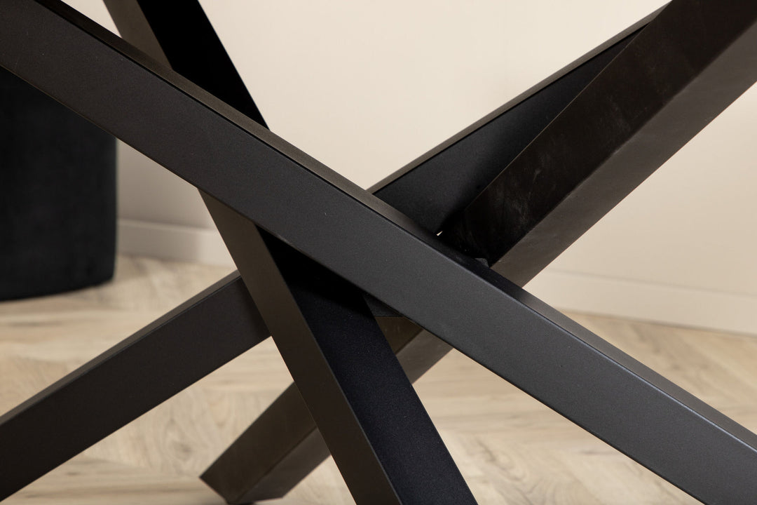 Venture Home Piazza Dining Table - Black / Grey Veneer