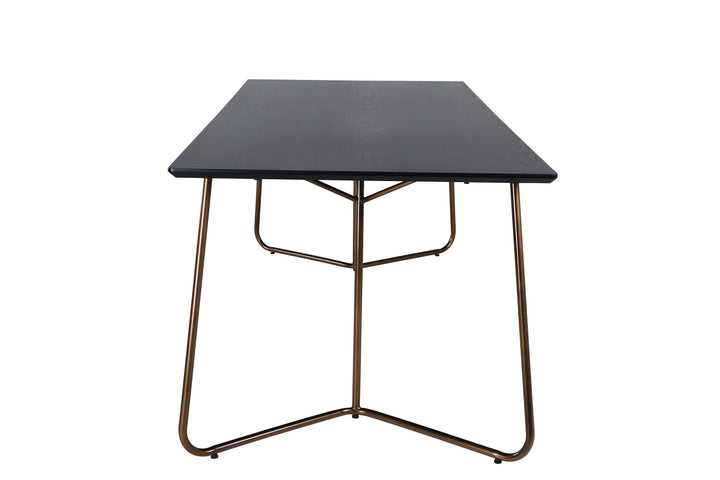 Venture Home Petra Dining Table - Distressed Copper / Black Veneer