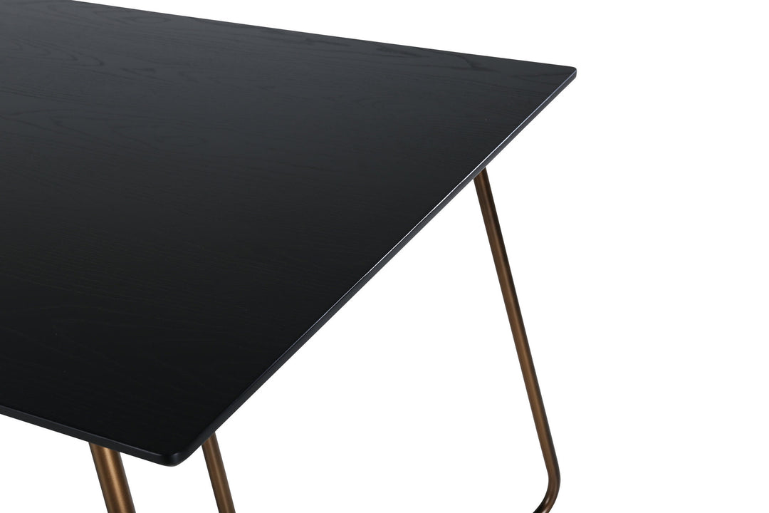 Venture Home Petra Dining Table - Distressed Copper / Black Veneer