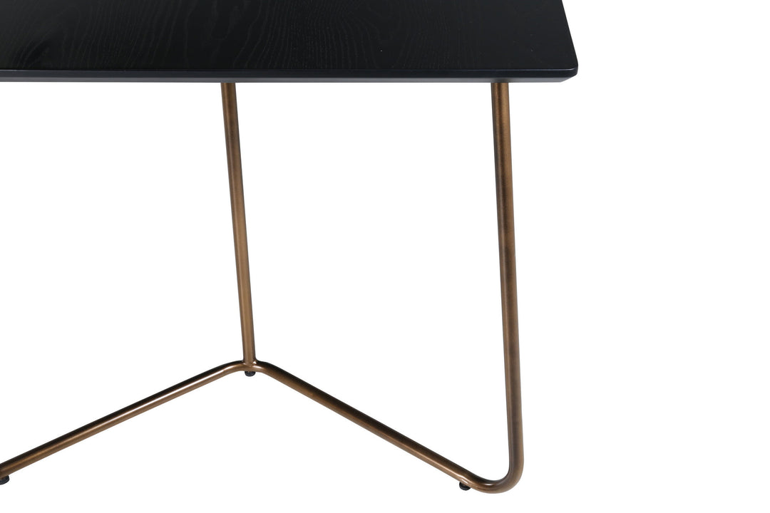 Venture Home Petra Dining Table - Distressed Copper / Black Veneer