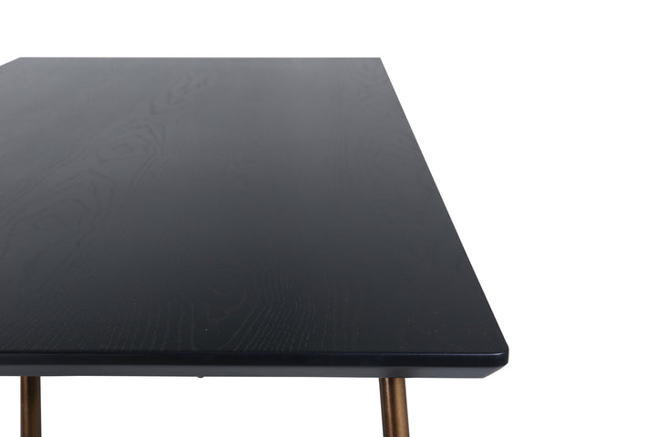 Venture Home Petra Dining Table - Distressed Copper / Black Veneer