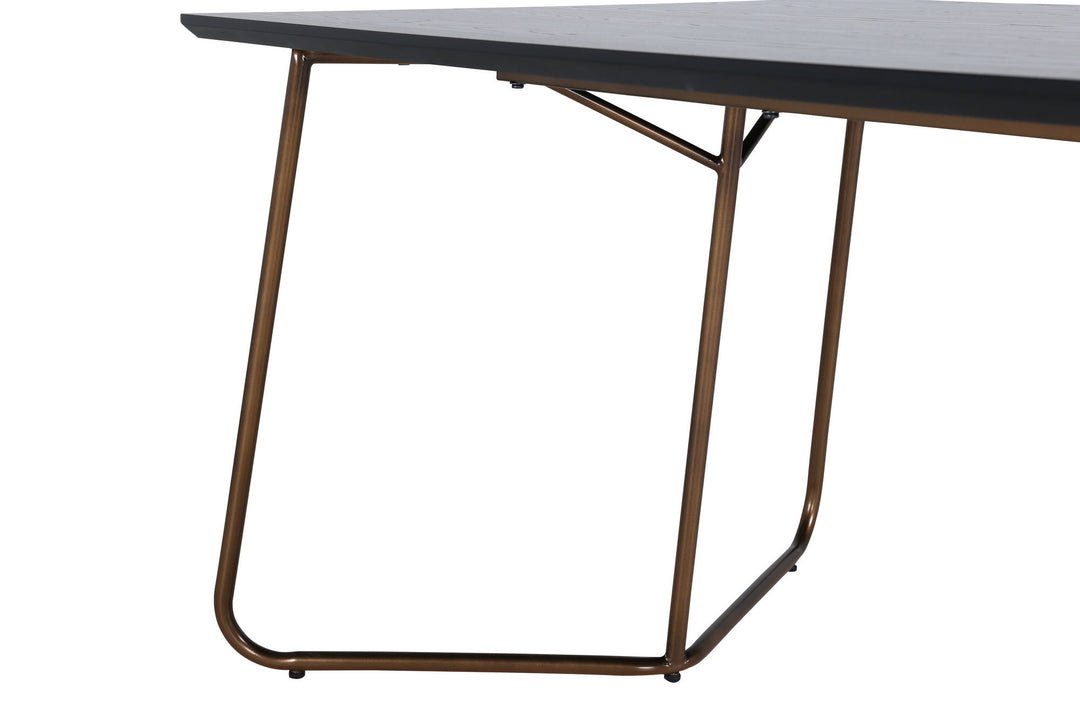 Venture Home Petra Dining Table - Distressed Copper / Black Veneer