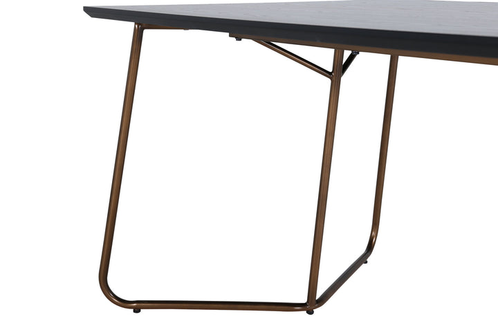 Venture Home Petra Dining Table - Distressed Copper / Black Veneer