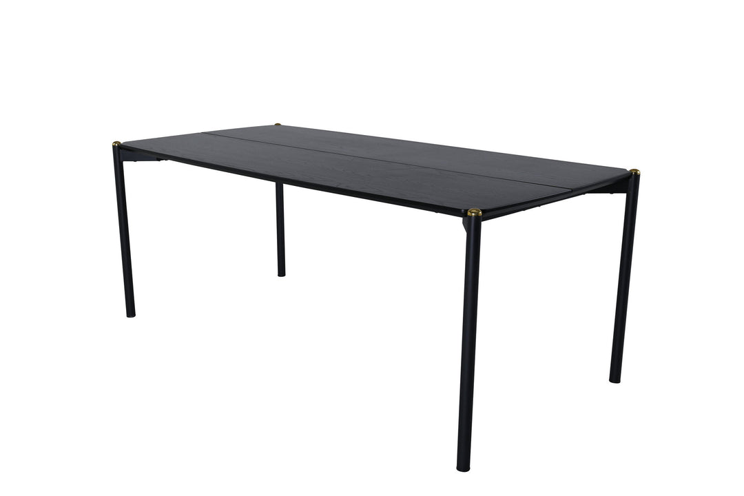 Venture Home Pelle Dining Table - Black / black Black