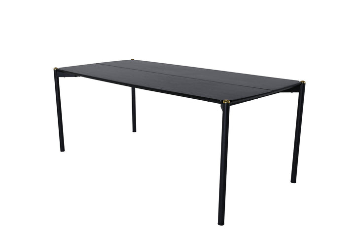 Venture Home Pelle Dining Table - Black / black Black