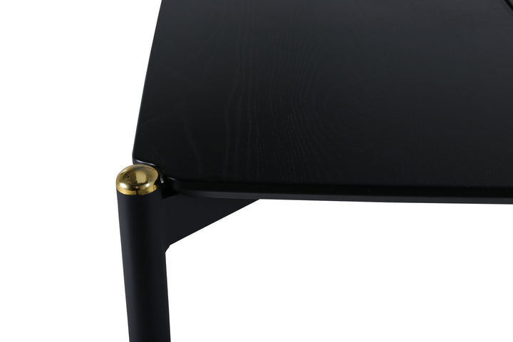 Venture Home Pelle Dining Table - Black / black Black