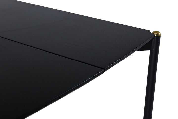 Venture Home Pelle Dining Table - Black / black Black