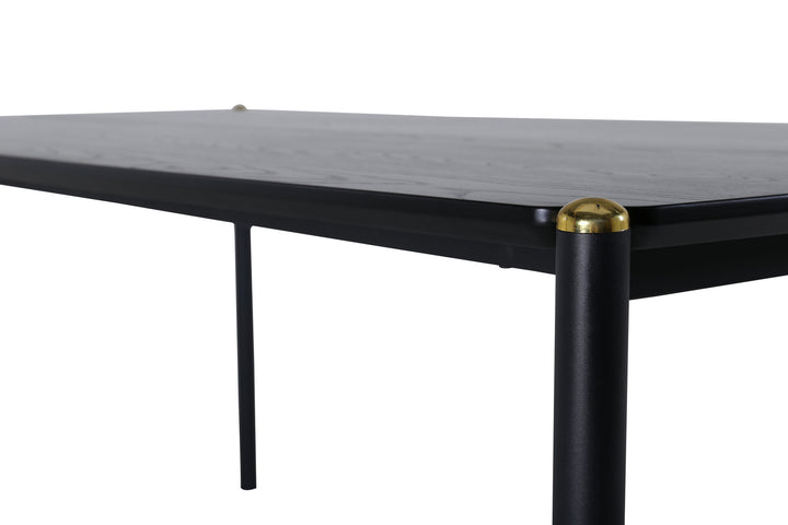 Venture Home Pelle Dining Table - Black / black Black