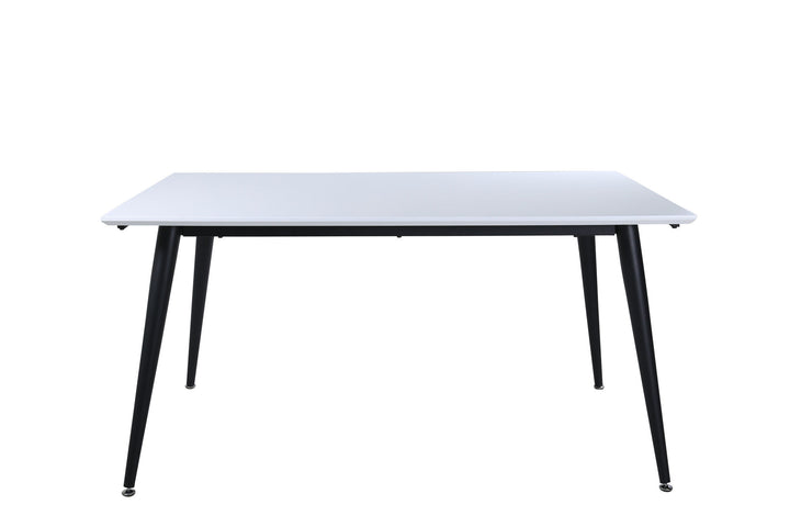 Venture Home Jimmy Dining Table - Black / White HPL - 150*76