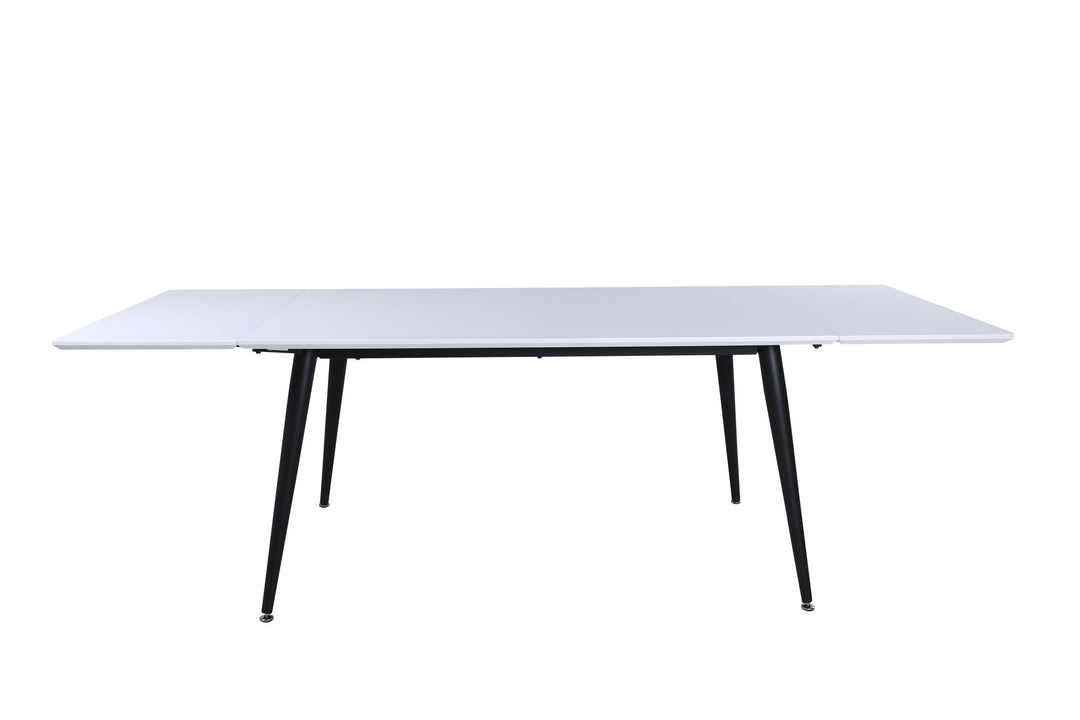 Venture Home Jimmy Dining Table - Black / White HPL - 150*76