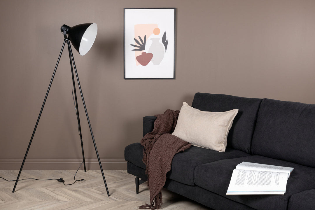 Venture Home Tiv -Floor Lamp - Black/Black