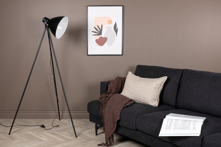 Venture Home Tiv -Floor Lamp - Black/Black