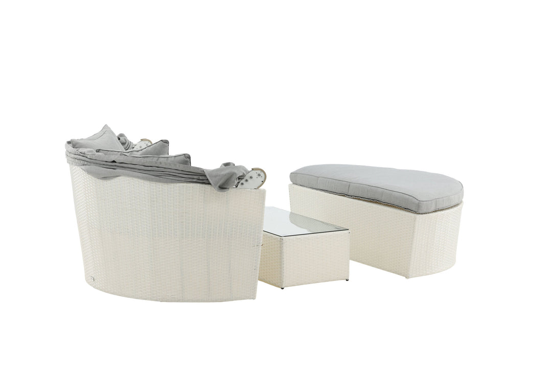 Venture Home Padova Love bed - White/Grey
