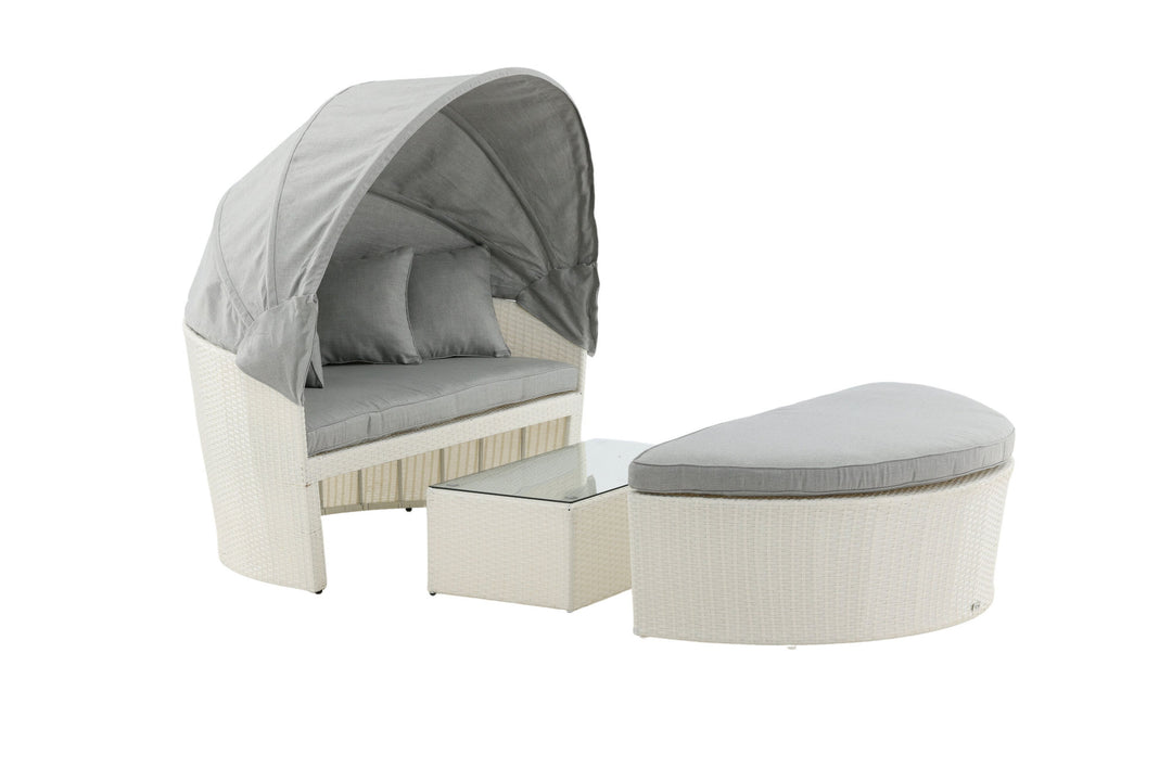 Venture Home Padova Love bed - White/Grey