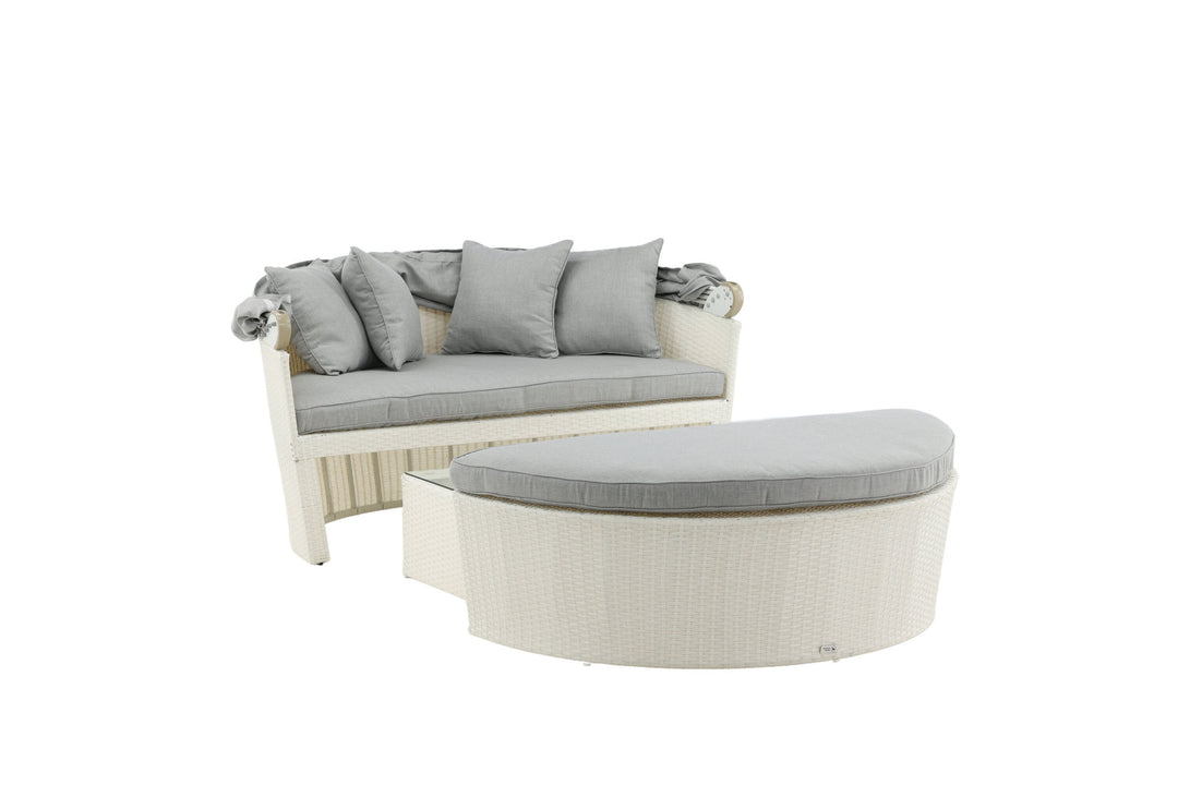 Venture Home Padova Love bed - White/Grey