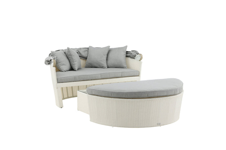 Venture Home Padova Love bed - White/Grey