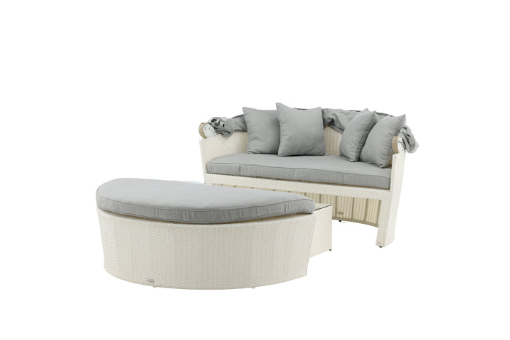Venture Home Padova Love bed - White/Grey