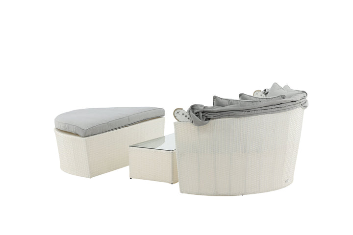 Venture Home Padova Love bed - White/Grey