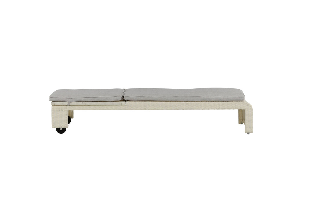 Venture Home London Sun Lounge - White/Grey