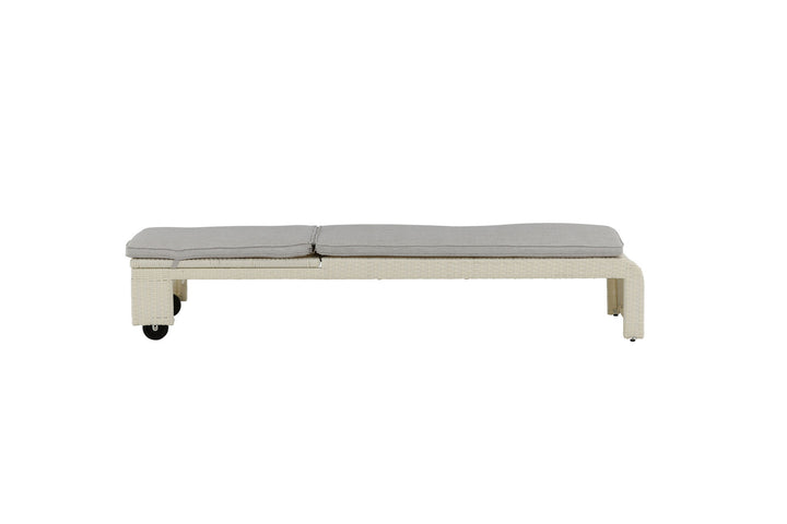 Venture Home London Sun Lounge - White/Grey