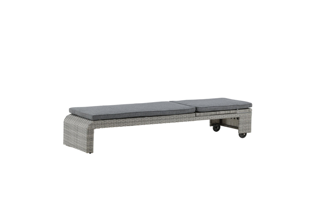 Venture Home London Sun Lounge - Grey/Grey