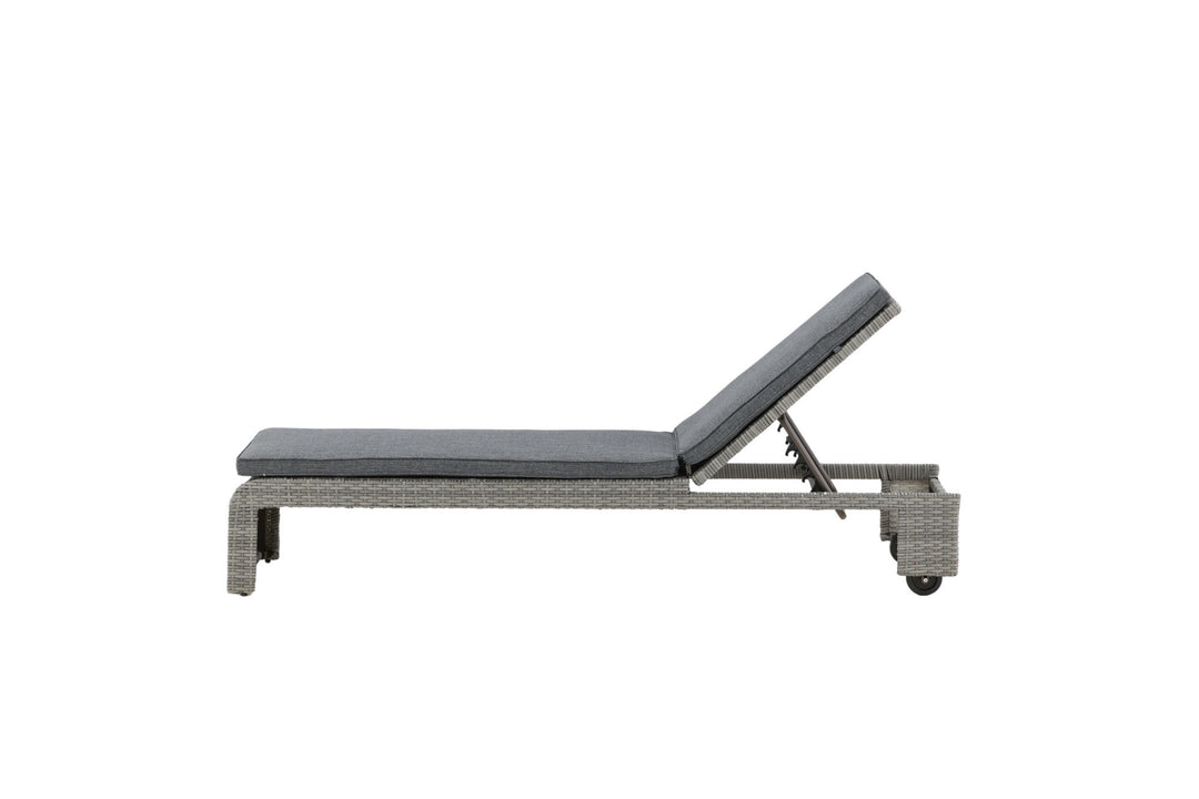 Venture Home London Sun Lounge - Grey/Grey