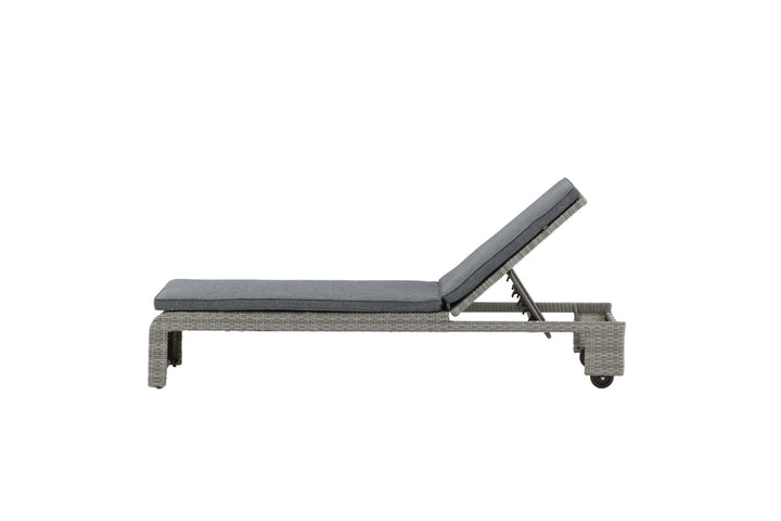 Venture Home London Sun Lounge - Grey/Grey