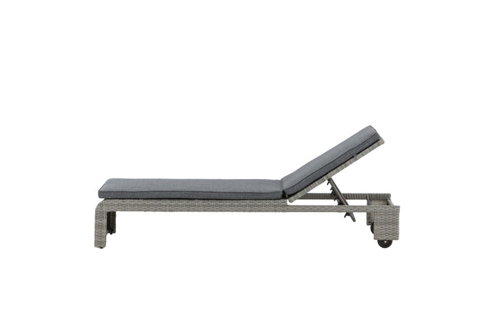 Venture Home London Sun Lounge - Grey/Grey
