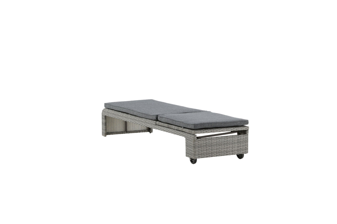 Venture Home London Sun Lounge - Grey/Grey