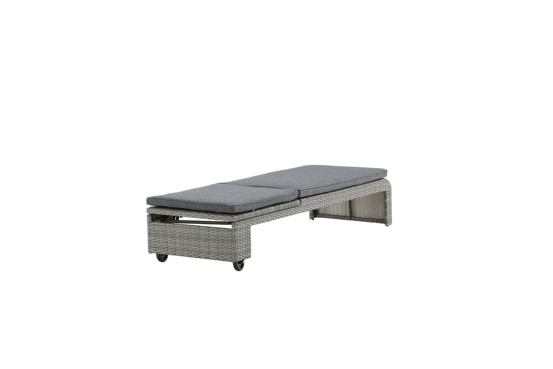 Venture Home London Sun Lounge - Grey/Grey