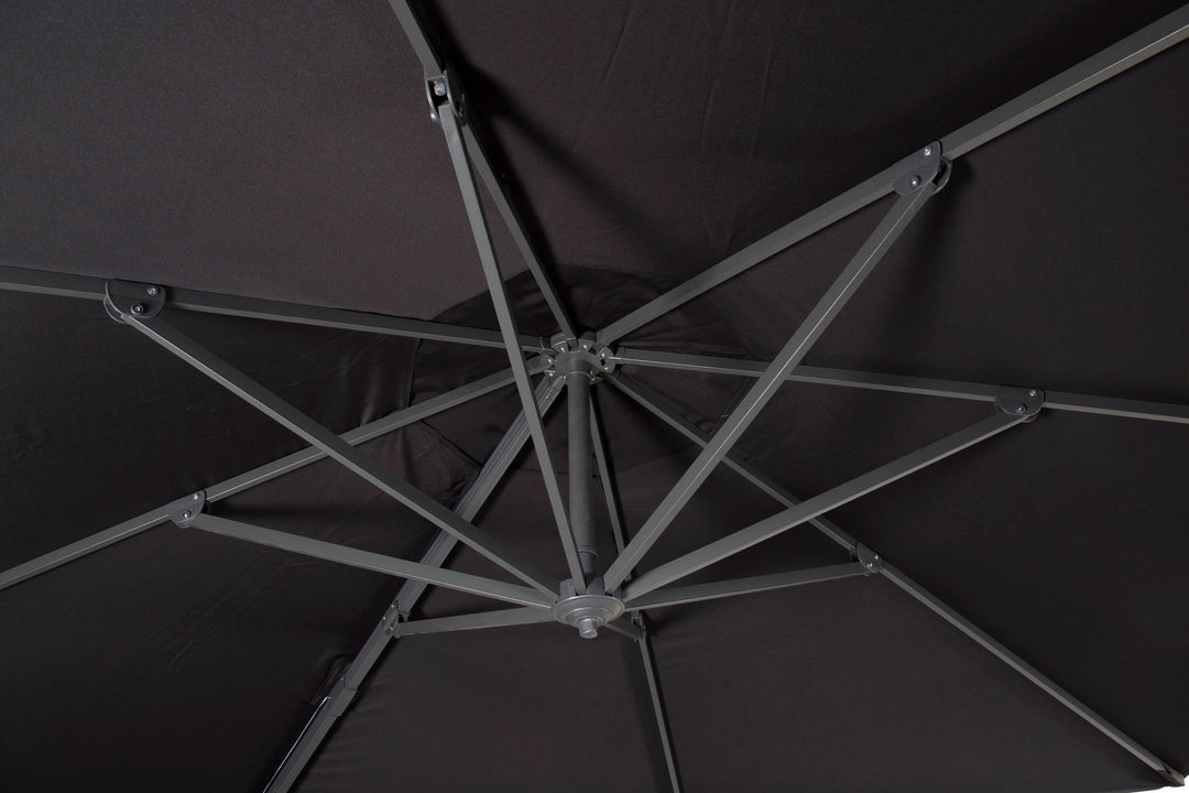 Venture Home Leeds Umbrella 3,5m - Black/Black