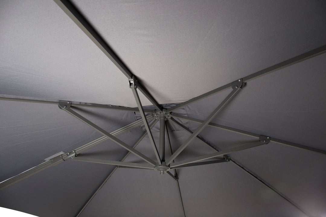 Venture Home Leeds Umbrella 3*3m - Black/Grey