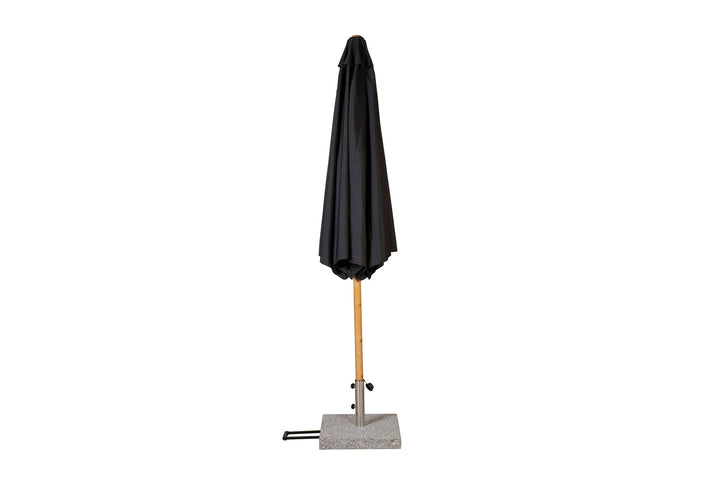 Venture Home Ixos Umbrella - ø300 - Wood / Black Fabric
