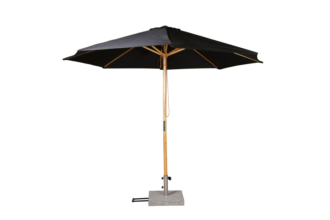 Venture Home Ixos Umbrella - ø300 - Wood / Black Fabric