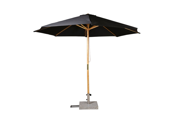 Venture Home Ixos Umbrella - ø300 - Wood / Black Fabric