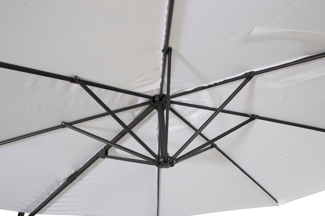 Venture Home Leeds Umbrella 3m - Black/White