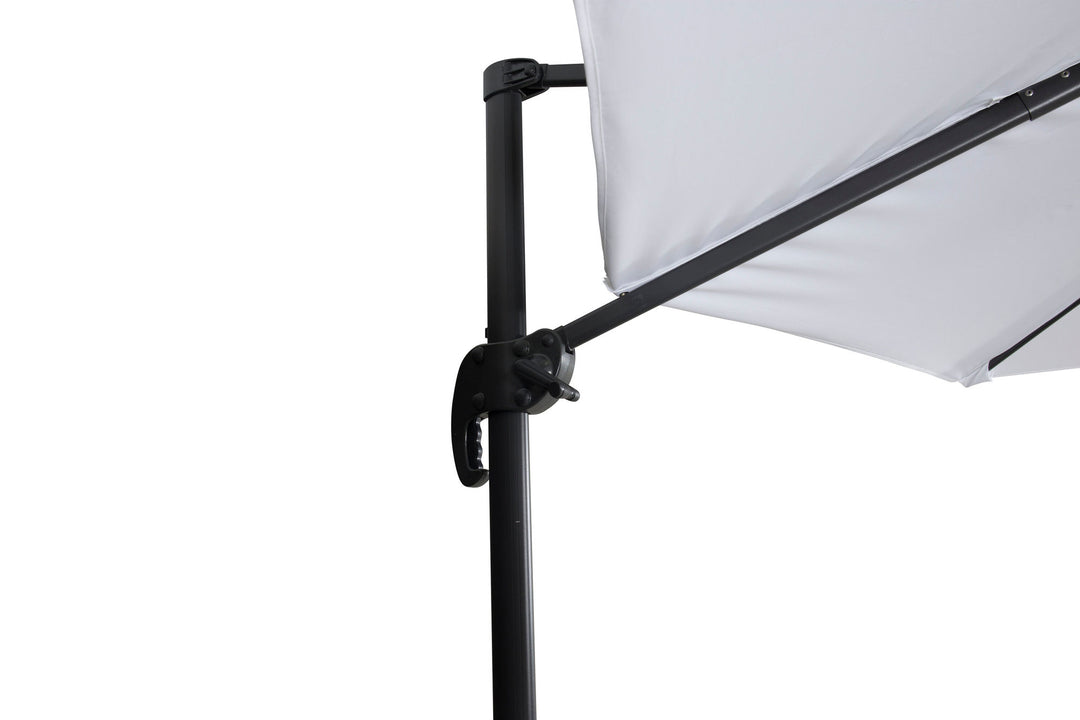 Venture Home Leeds Umbrella 3m - Black/White