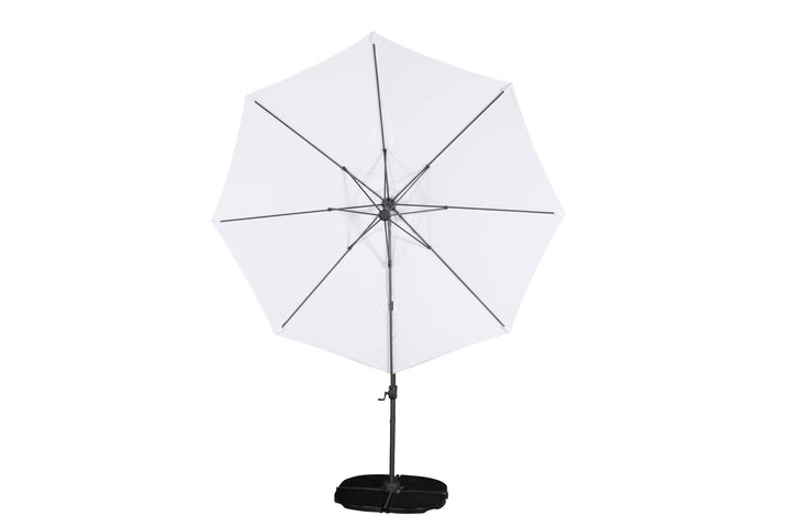 Venture Home Leeds Umbrella 3m - Black/White