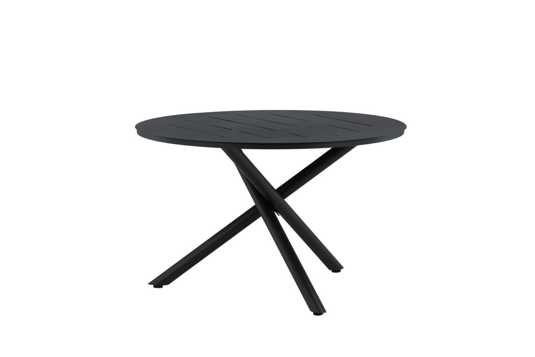 Venture Home Alma Dining Table - Black Alu - ø120cm