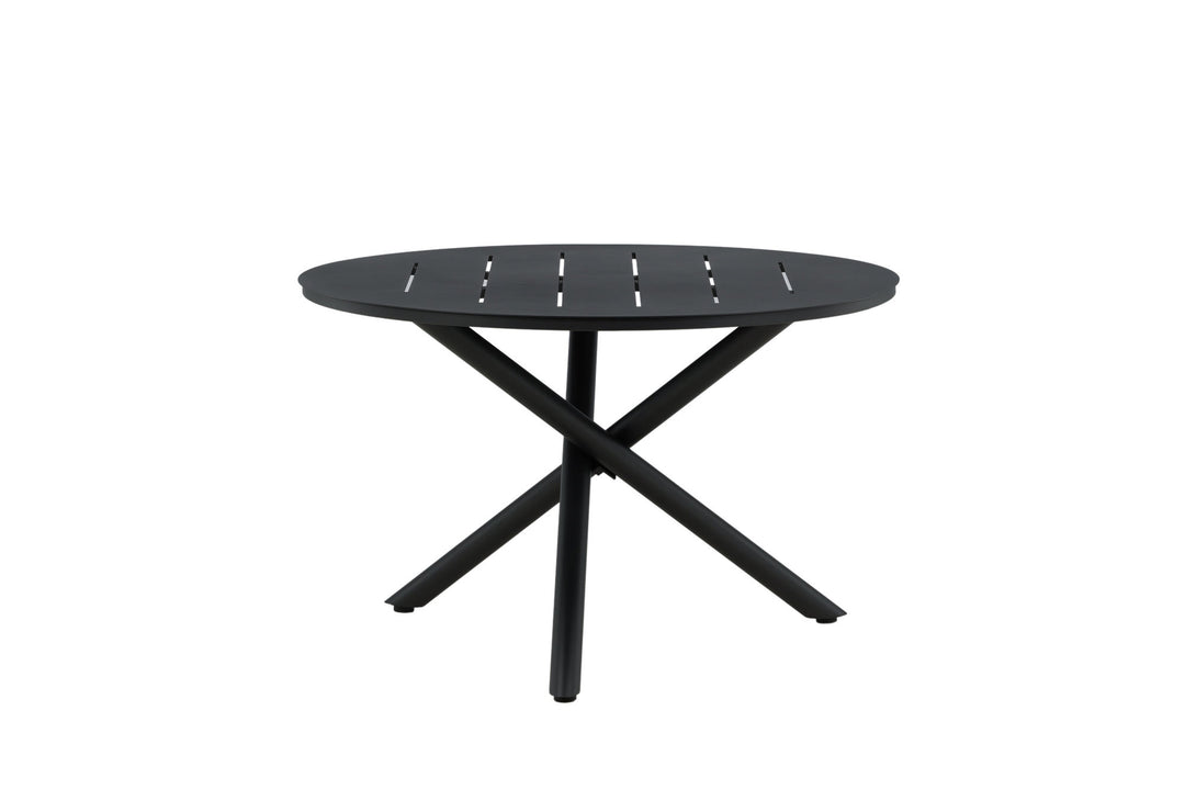 Venture Home Alma Dining Table - Black Alu - ø120cm